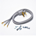 Cable de cordón de suministro de alimentación de alta calidad Cable de 4 &#39;Rango 40/50amp 3 alambre 10awg/3c gris